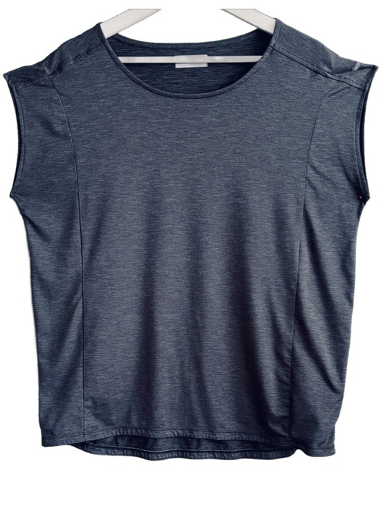 Columbia Sportswear Company Tops - Columbia Cap Sleeve Sports Top  Large Heathered Gray
